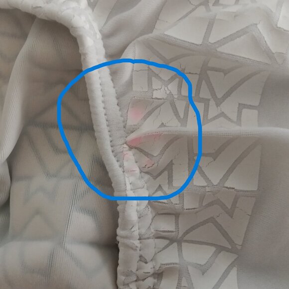 (*) VINTAGE MODUS VIVENDI WHITE LOGO LOW-CUT SWIM BIKINI, SIZE "S" (Pre-Owned) - Picture 9 of 9